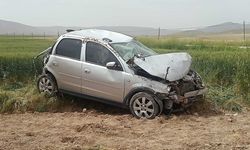 Günyüzü'nde trafik kazası, 1 yaralı