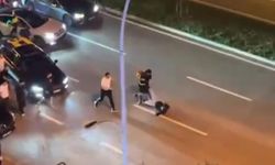 Şampiyonluk kutlamasında trafik durdu, yumruklar konuştu