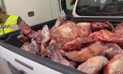 Jandarmadan şok yol uygulaması: Kaçak et ve binlerce ürün ele geçirildi