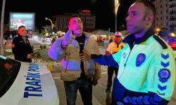 Polisin işine "anlamsız", gazeteciye "kaburgasız" deyip tehdit etti