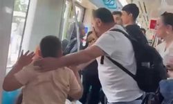 Marmaray'da çocuklarının yanında babayı darbeden iki şahıs yakalandı