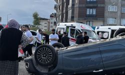 Otomobil takla attı: 5 kişi yaralandı!