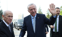Cumhurbaşkanı Erdoğan, MHP Genel Başkanı Bahçeli ile bir araya geldi