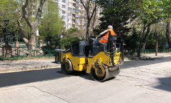 Eskişehir Adalar’da bisiklet yolu çalışmaları hız kesmeden sürüyor