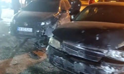 Çevirmeden kaçan araç kaza yaptı