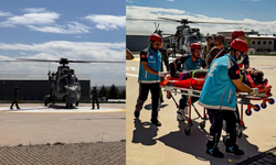 Şehir Hastanesi'nde nefes kesen helikopterli tatbikat gerçeği aratmadı