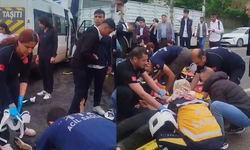 Öğrenci servisi tıra çarptı: 6 yaralı