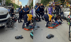Eskişehir'de korkutan kaza: Motosiklet sürücüsü yaralandı!