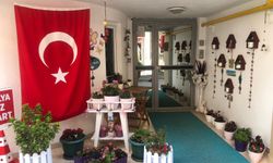 Eskişehir'de o apartın girişine estetik dokunuş!