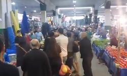 Pazarcı esnafı tarafından kızının yanında darp edildi
