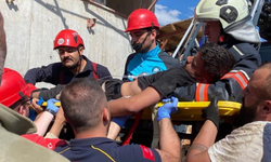Vinçte fenalaşan operatör hastaneye kaldırıldı
