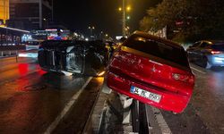 Esenyurt’ta 3 araçlı zincirleme kaza: 2 yaralı