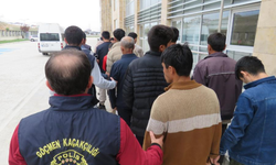 18 düzensiz göçmen yakalandı!