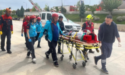 Eskişehir'deki kaza tatbikatı gerçeği aratmadı!