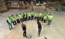 Eskişehir’de kiremit fabrikasına teknik gezi