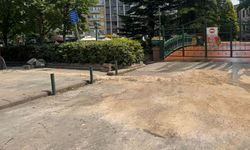 Porsuk Konuk Evi'nin önünde şehre yakışmayan görüntü!