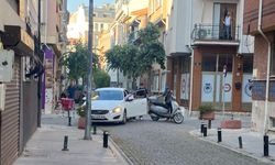 Eskişehir’de mahalle arasında korkutan kaza