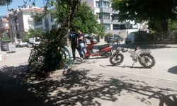 Eskişehir’de korkutan motor kazası!