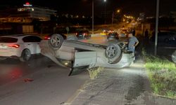 Otomobil takla attı: 2 yaralı!