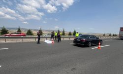Otobanda otobüsün çarptığı yaya hayatını kaybetti