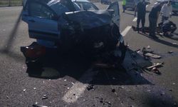 Bayram yolunda feci kaza: 1 ölü, 6 yaralı