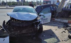 Karaman’da otomobiller çarpıştı: 1 yaralı