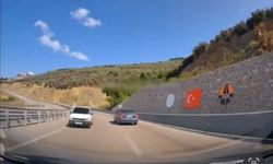 Otobanda ters yönde son sürat böyle ilerledi