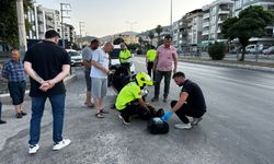 Otomobil ile motosiklet çarpıştı: 1 yaralı!