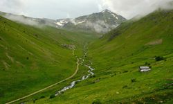 Alpleri andıran manzarasıyla Dulağa Yaylası büyülüyor