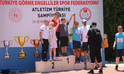 'Görme Engelliler Atletizm Türkiye Şampiyonası' sürüyor