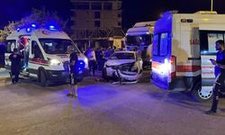 Dört araç birbirine girdi!