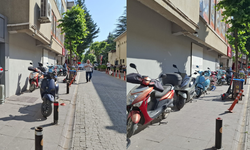 Eskişehir'de o kaldırım otoparka döndü!