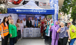 AK Parti Seninle Eskişehir temalı üye çadırlarına yoğun ilgi