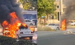 Çorlu’da korku dolu anlar: LPG’li otomobil alev topuna döndü