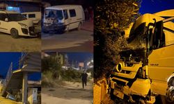 Tır sürücüsü uyudu, ortalık savaş alanına döndü