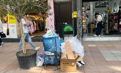 Eskişehir’in en işlek caddesine yakışmayan manzara!