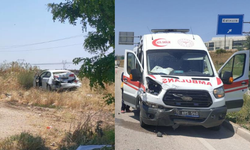 Ambulans otomobile arkadan çarptı: 1 sağlık çalışanı yaralandı