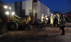 Kütahya’da tahta palet üretimi yapan atölyede yangın
