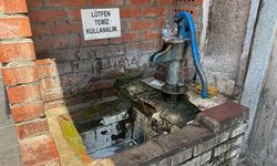 Eskişehir’de çarşının göbeğinde 100 yıllık tulumba!