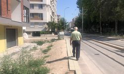 Eskişehir'de kaldırım tehlikesi
