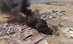 Hurdacılar Sitesi'nde korkutan yangın