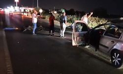 Otomobil ters yönde gelen at arabasına çarptı: 2 yaralı