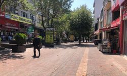 Eskişehir'de kent merkezi boş kaldı