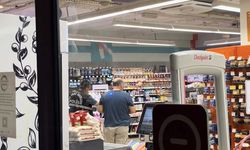 Markette dehşet saçtı, 2 saat sonra ormanda yakalandı