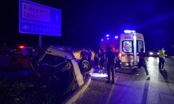 Çanakkale'de iki otomobil çarpıştı: 1'i ağır 3 yaralı