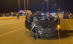 Konya’da iki otomobil çarpıştı