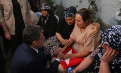Bakan Yumaklı'dan şehit ailesine taziye ziyareti