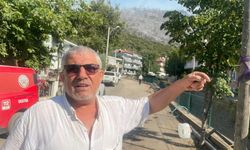 Evine kadar ulaşan yangını gözyaşlarıyla anlattı