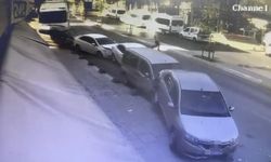 Yokuş aşağı kayan tır, park halindeki 5 araca çarptı