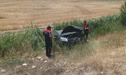 Otomobil şarampole uçtu:2 yaralı